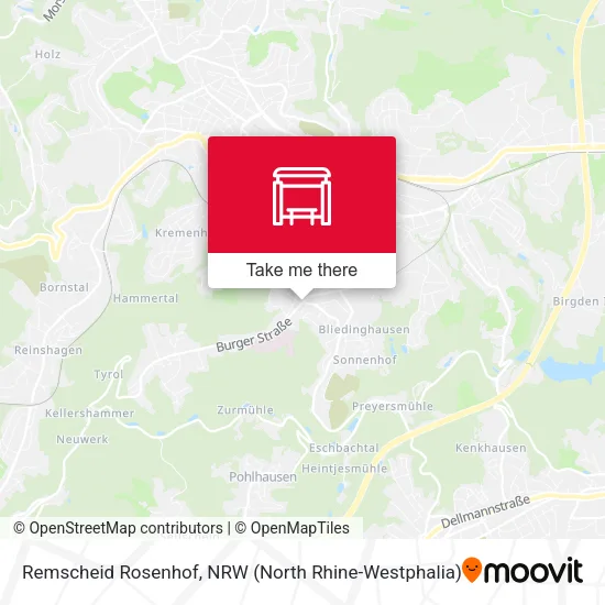 Карта Remscheid Rosenhof