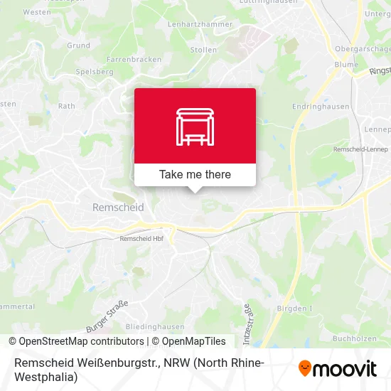 Remscheid Weißenburgstr. map
