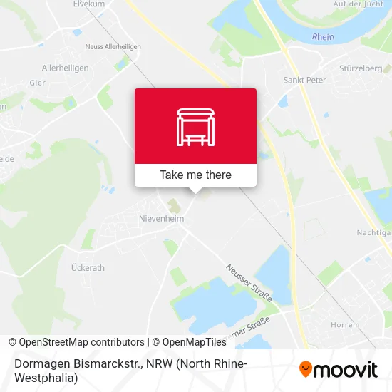 Карта Dormagen Bismarckstr.