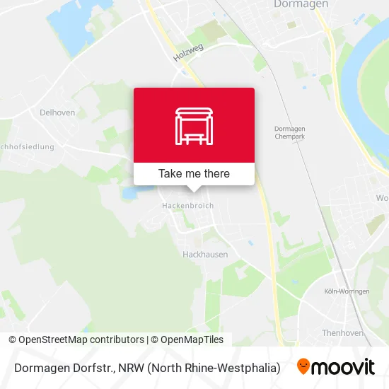 Карта Dormagen Dorfstr.