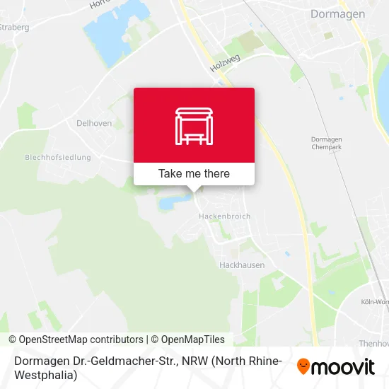 Карта Dormagen Dr.-Geldmacher-Str.