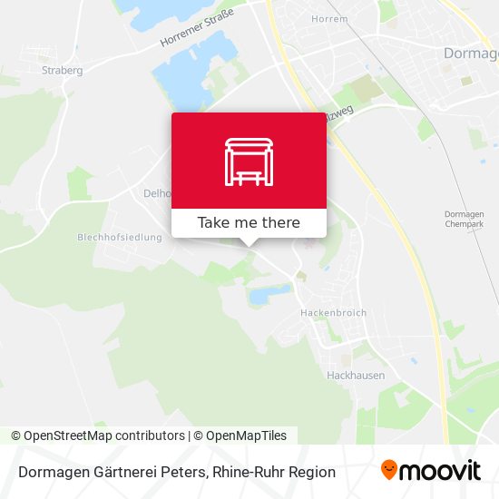 Dormagen Gärtnerei Peters map