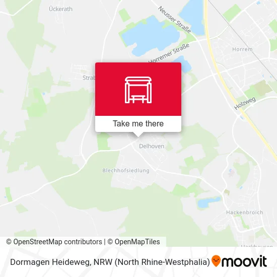 Карта Dormagen Heideweg