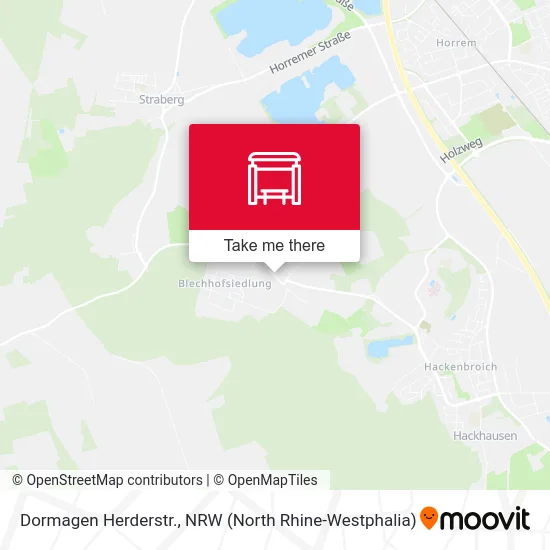 Карта Dormagen Herderstr.
