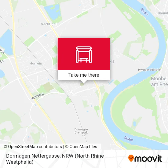 Карта Dormagen Nettergasse