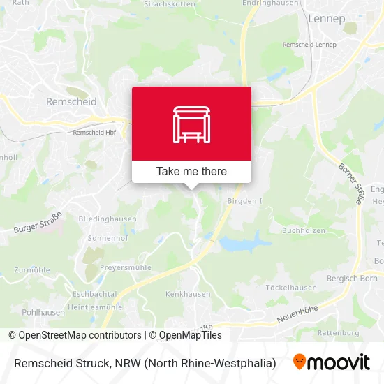 Карта Remscheid Struck