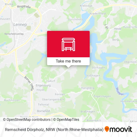 Карта Remscheid Dörpholz
