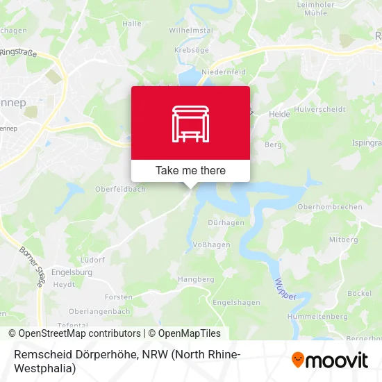 Карта Remscheid Dörperhöhe