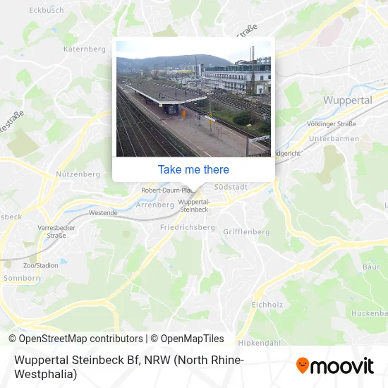 Wuppertal Steinbeck Bf map