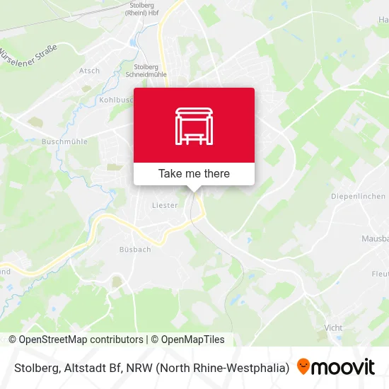 Stolberg, Altstadt Bf map