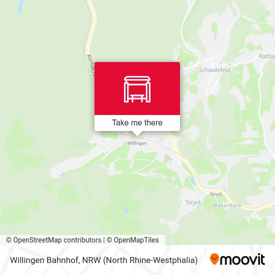 Willingen Bahnhof map
