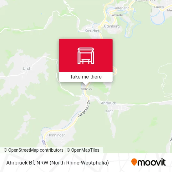 Ahrbrück Bf map
