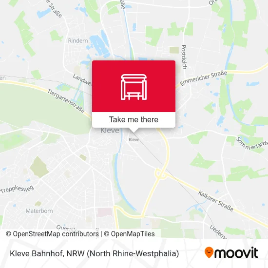 Kleve Bahnhof map