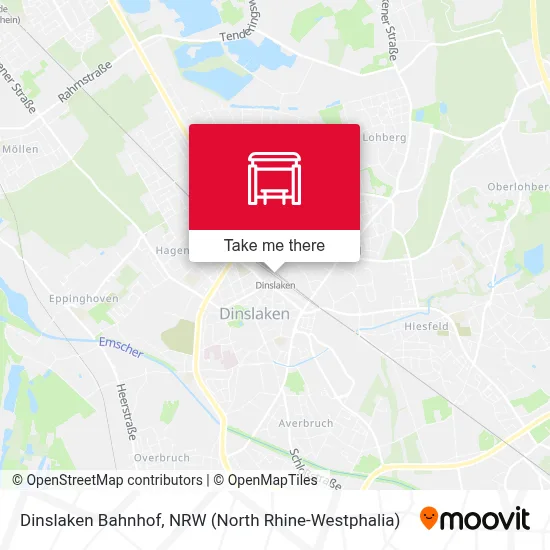 Dinslaken Bahnhof map