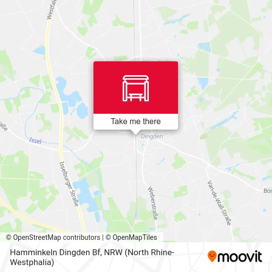 Карта Hamminkeln Dingden Bf