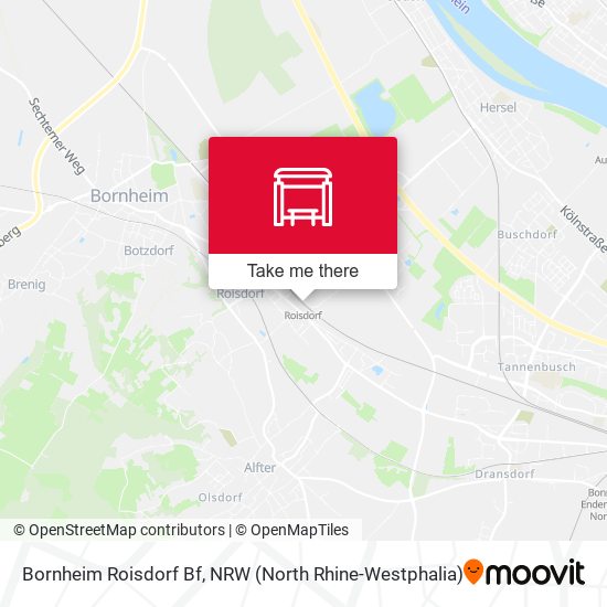 Карта Bornheim Roisdorf Bf