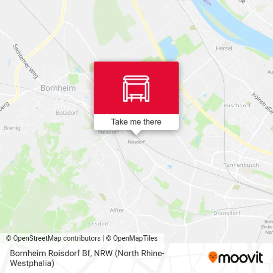 Карта Bornheim Roisdorf Bf