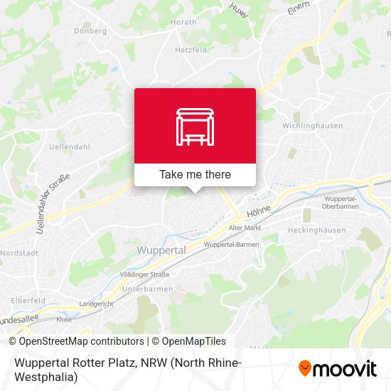 Карта Wuppertal Rotter Platz