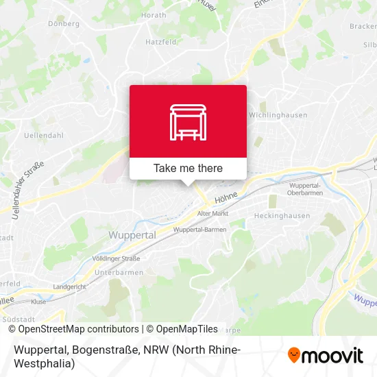 Карта Wuppertal, Bogenstraße