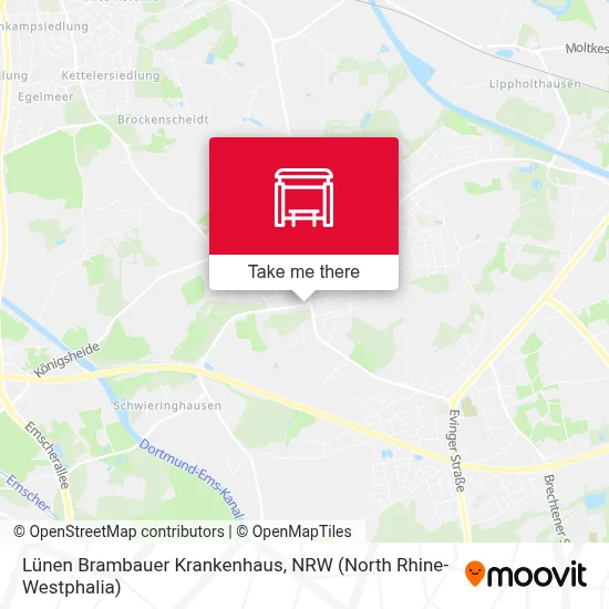 Lünen Brambauer Krankenhaus map