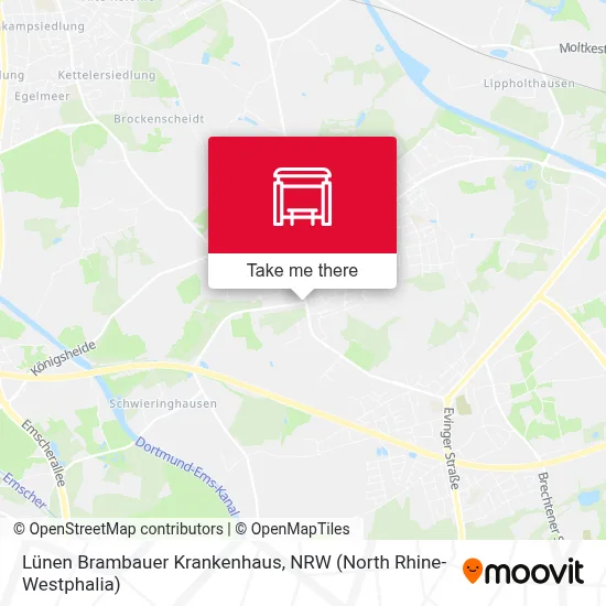 Lünen Brambauer Krankenhaus map