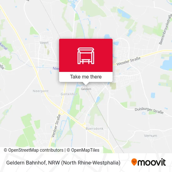 Карта Geldern Bahnhof