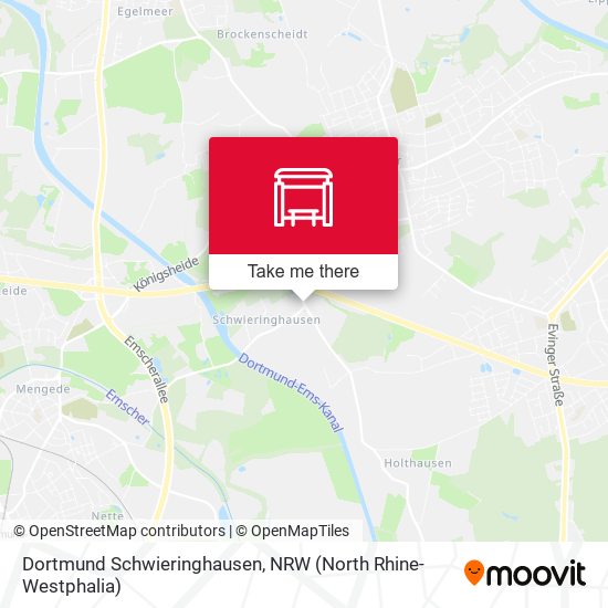 Dortmund Schwieringhausen map