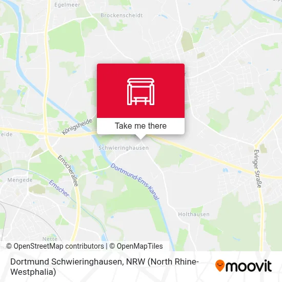 Dortmund Schwieringhausen map