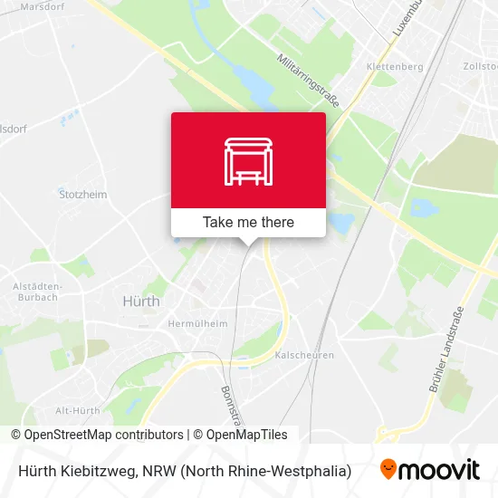 Hürth Kiebitzweg map
