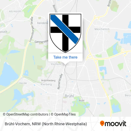Brühl-Vochem map