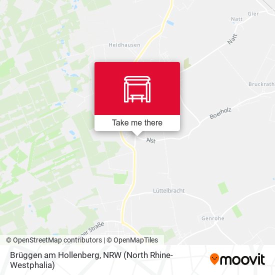 Brüggen am Hollenberg map