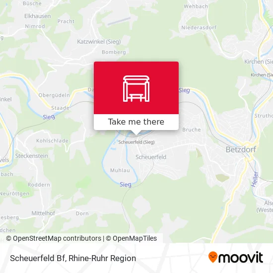 Карта Scheuerfeld Bf