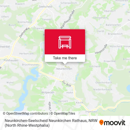 Карта Neunkirchen-Seelscheid Neunkirchen Rathaus