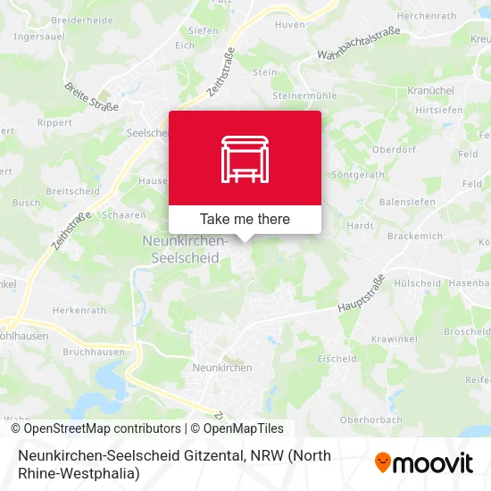 Карта Neunkirchen-Seelscheid Gitzental