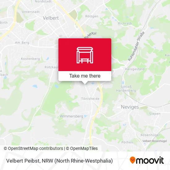 Карта Velbert Peibst
