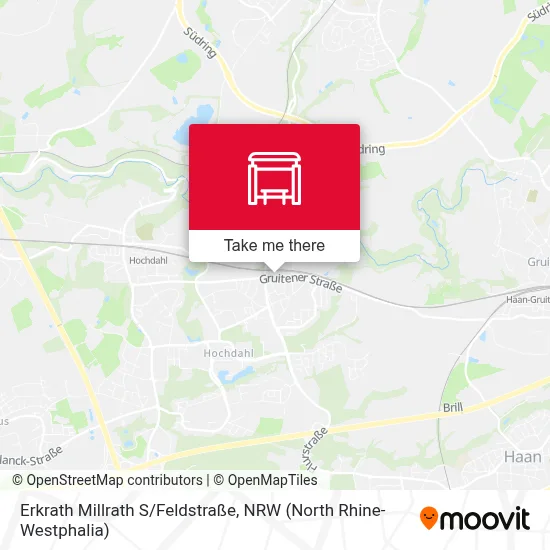 Erkrath Millrath S/Feldstraße map