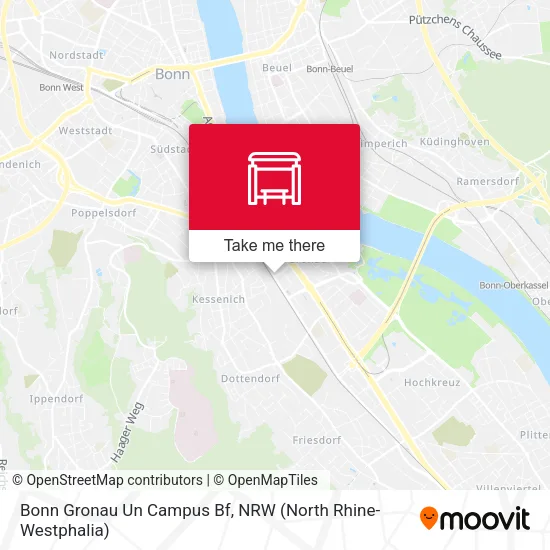 Карта Bonn Gronau Un Campus Bf