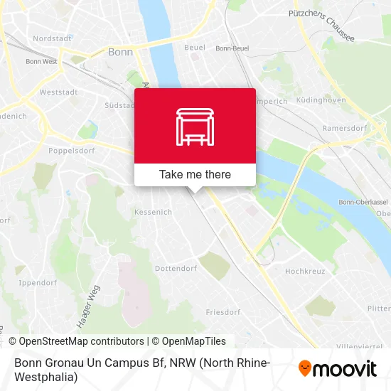 Карта Bonn Gronau Un Campus Bf