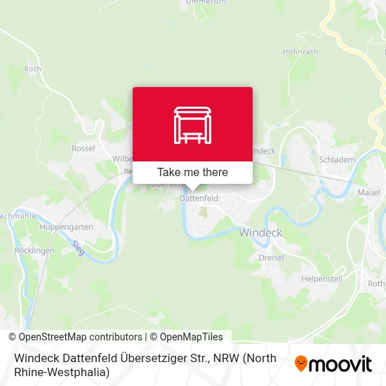 Windeck Dattenfeld Übersetziger Str. map