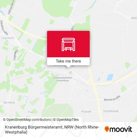 Kranenburg Bürgermeisteramt map