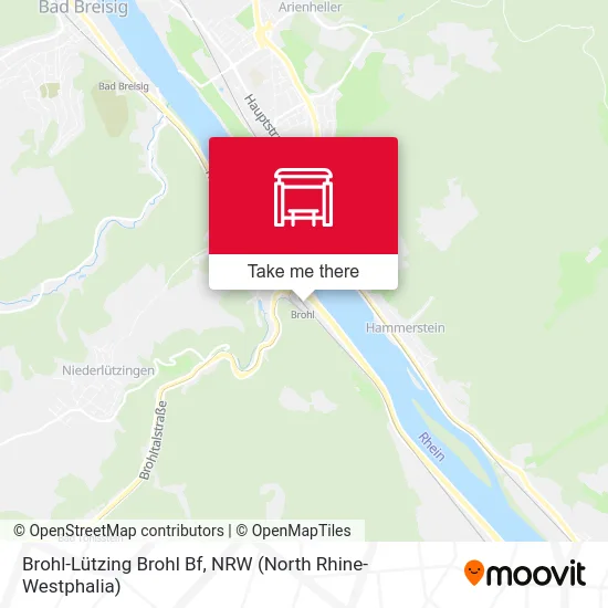 Brohl-Lützing Brohl Bf map