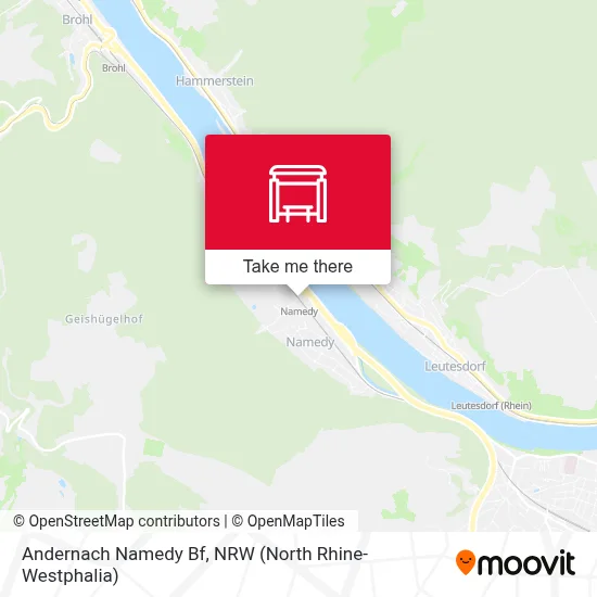 Andernach Namedy Bf map