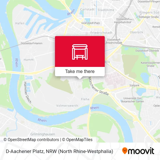 Карта D-Aachener Platz