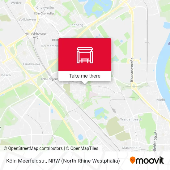 Карта Köln Meerfeldstr.