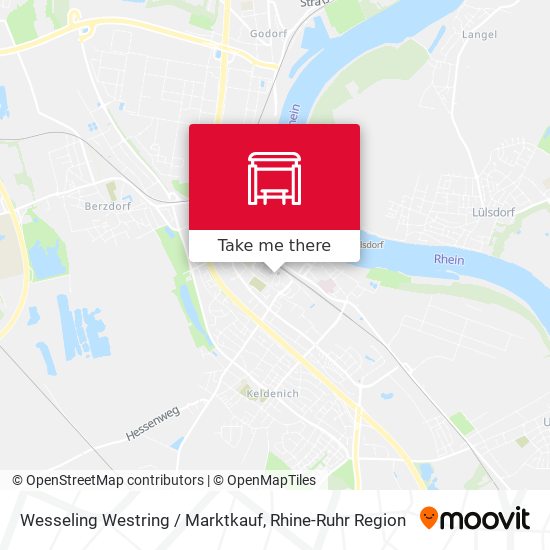 Wesseling Westring / Marktkauf map