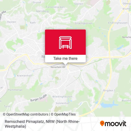 Карта Remscheid Pirnaplatz