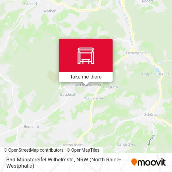Карта Bad Münstereifel Wilhelmstr.