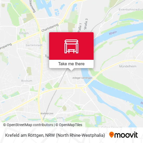 Карта Krefeld am Röttgen