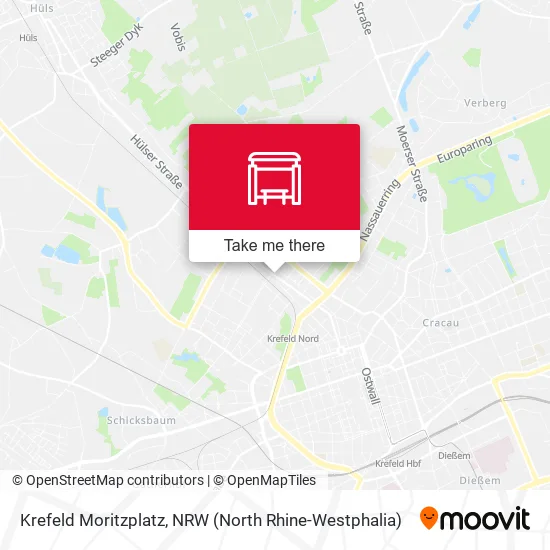 Карта Krefeld Moritzplatz