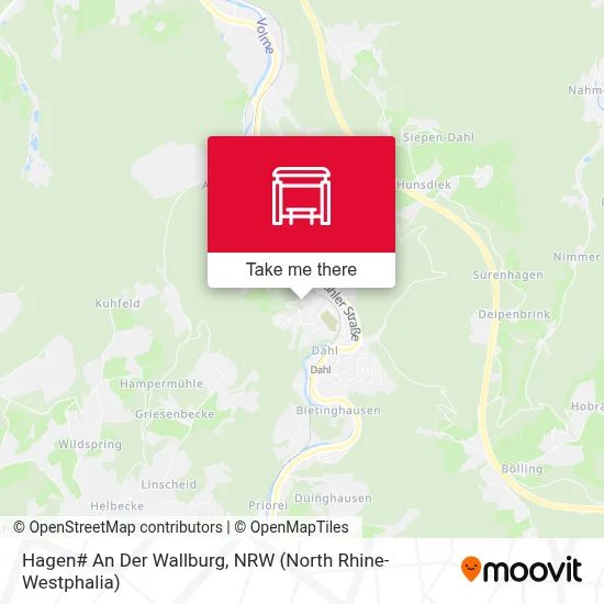 Hagen# An Der Wallburg map